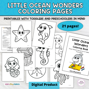 Ocean Coloring Pages for Kids